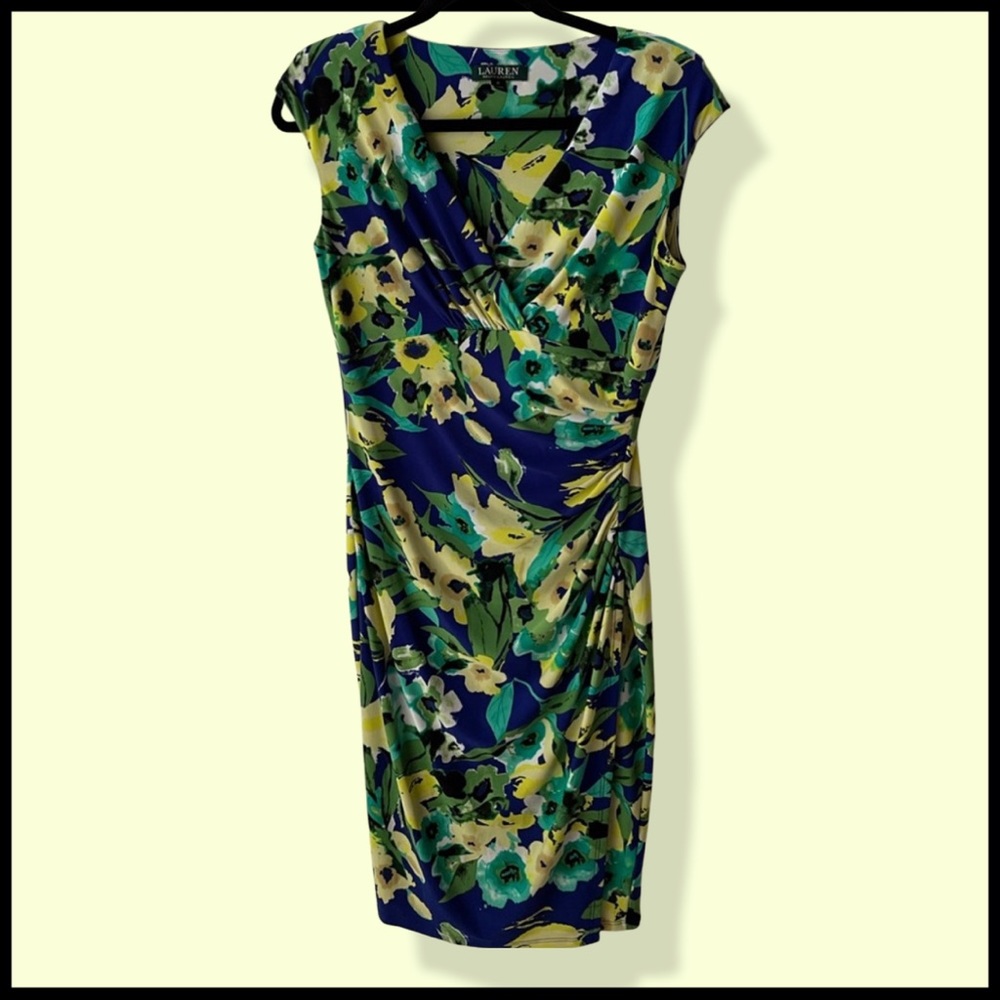 LAUREN Ralph Lauren Floral Print Dress.